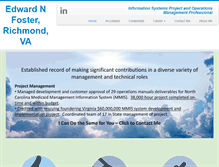 Tablet Screenshot of edwardfoster.com